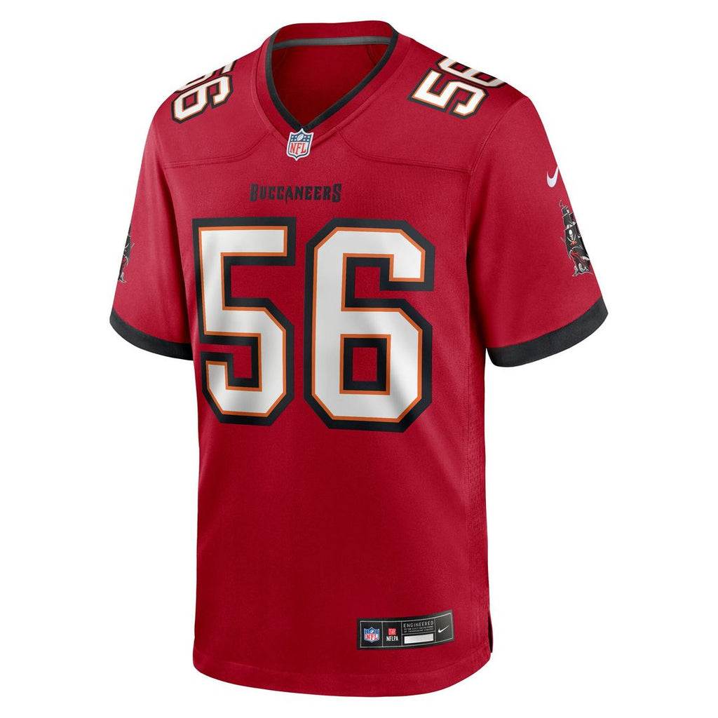 Benton Whitley Tampa Bay Buccaneers Nike Team Game Jersey -  Red