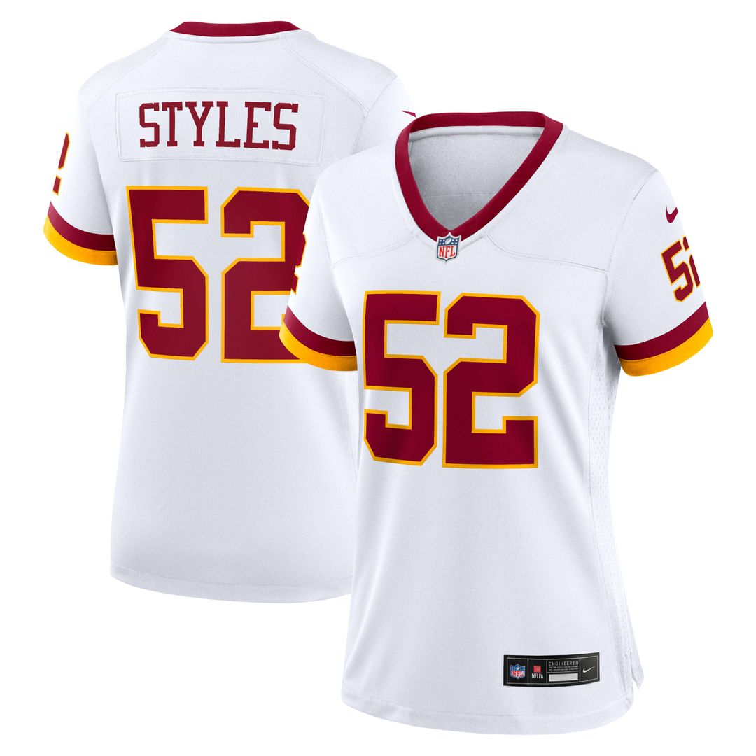 Sonny Styles Washington Commanders Nike Women's Game Super Bowl Era Jersey - White