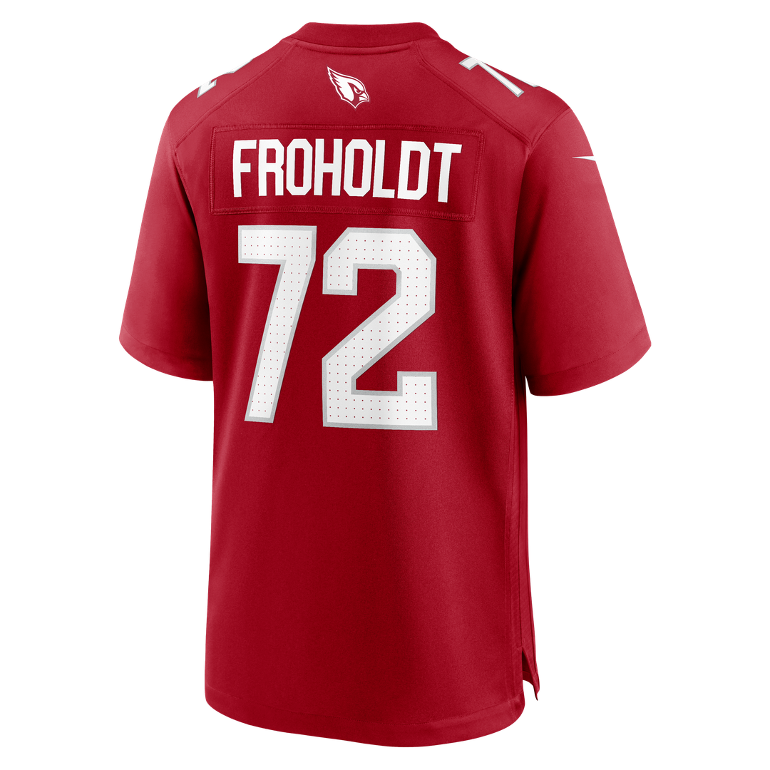 Hjalte Froholdt Arizona Cardinals Nike Team Game Jersey -  Cardinal