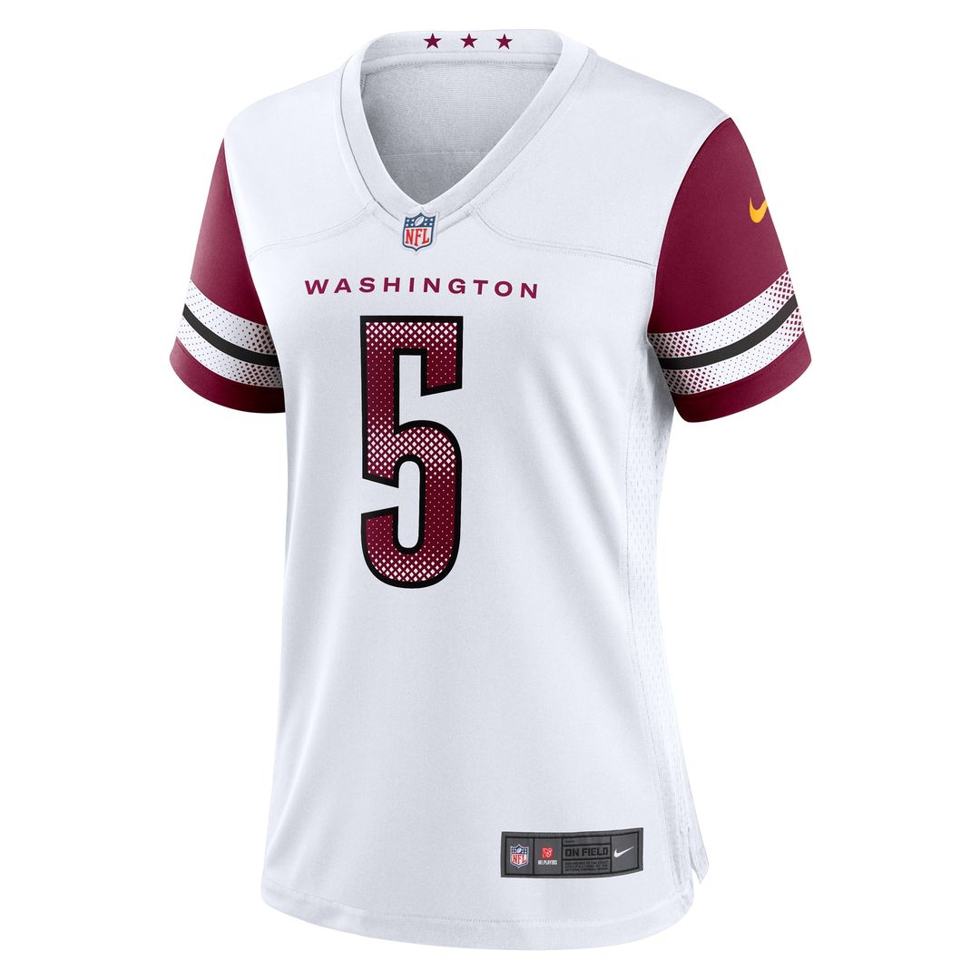 Jayden Daniels Washington Commanders Nike Women's Game Jersey -  White