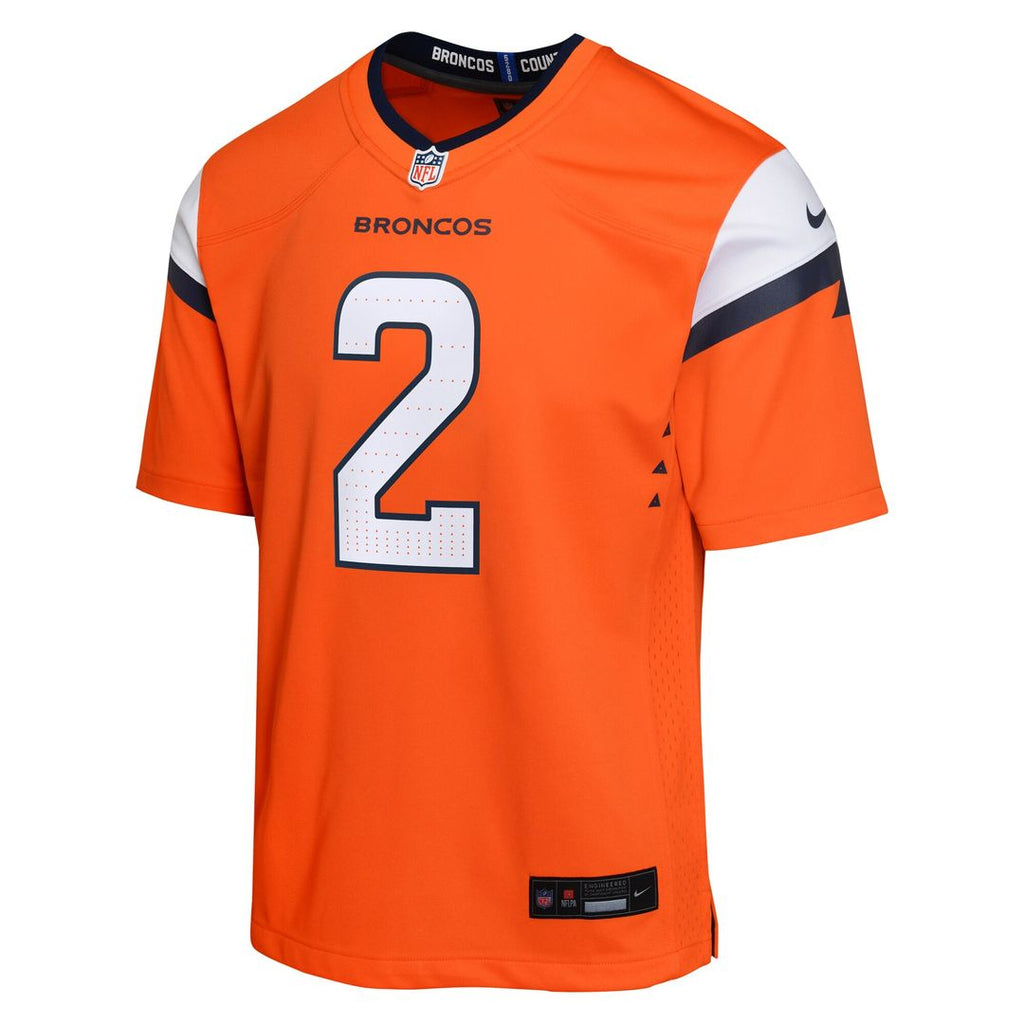 Patrick Surtain II Denver Broncos Nike Youth Game Jersey - Orange