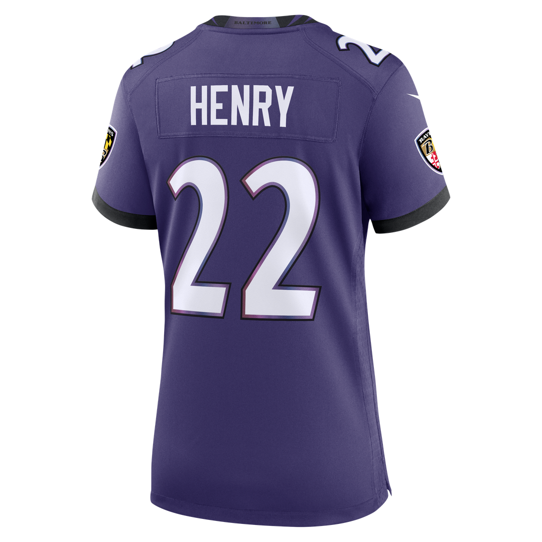 Derrick Henry Baltimore Ravens Nike Women's Team Game Jersey - Purple