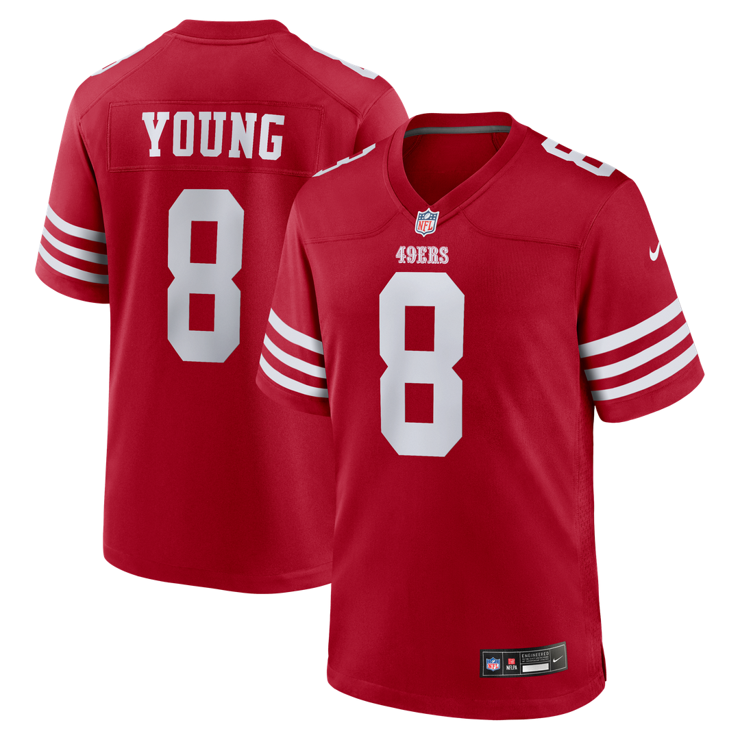 Steve Young San Francisco 49ers Nike Retired Player Game Jersey - Scarlet