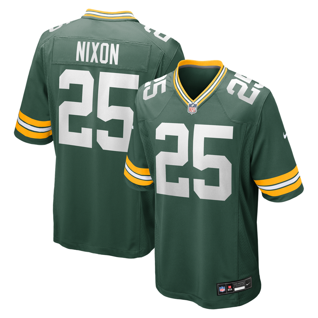 Keisean Nixon Green Bay Packers Nike Game Player Jersey - Green