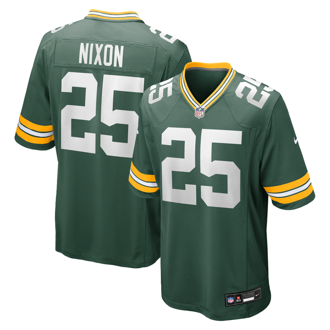 Keisean Nixon Green Bay Packers Nike Game Player Jersey - Green
