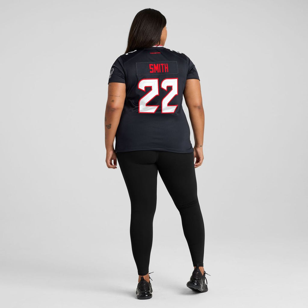 Jaylin Smith Houston Texans Nike Women's Team Game Jersey -  Navy