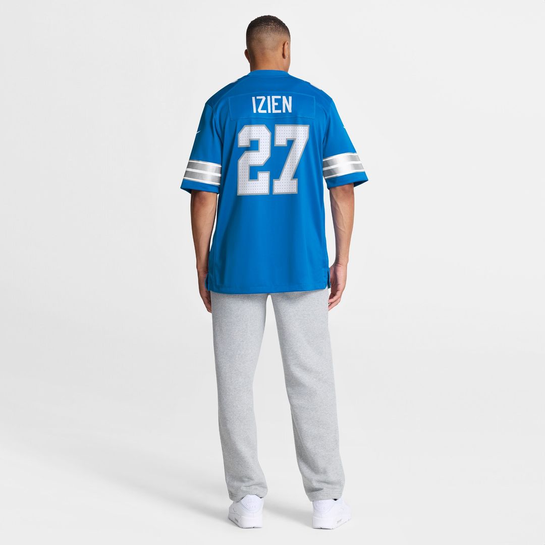 Christian Izien Detroit Lions Nike Team Game Jersey -  Blue