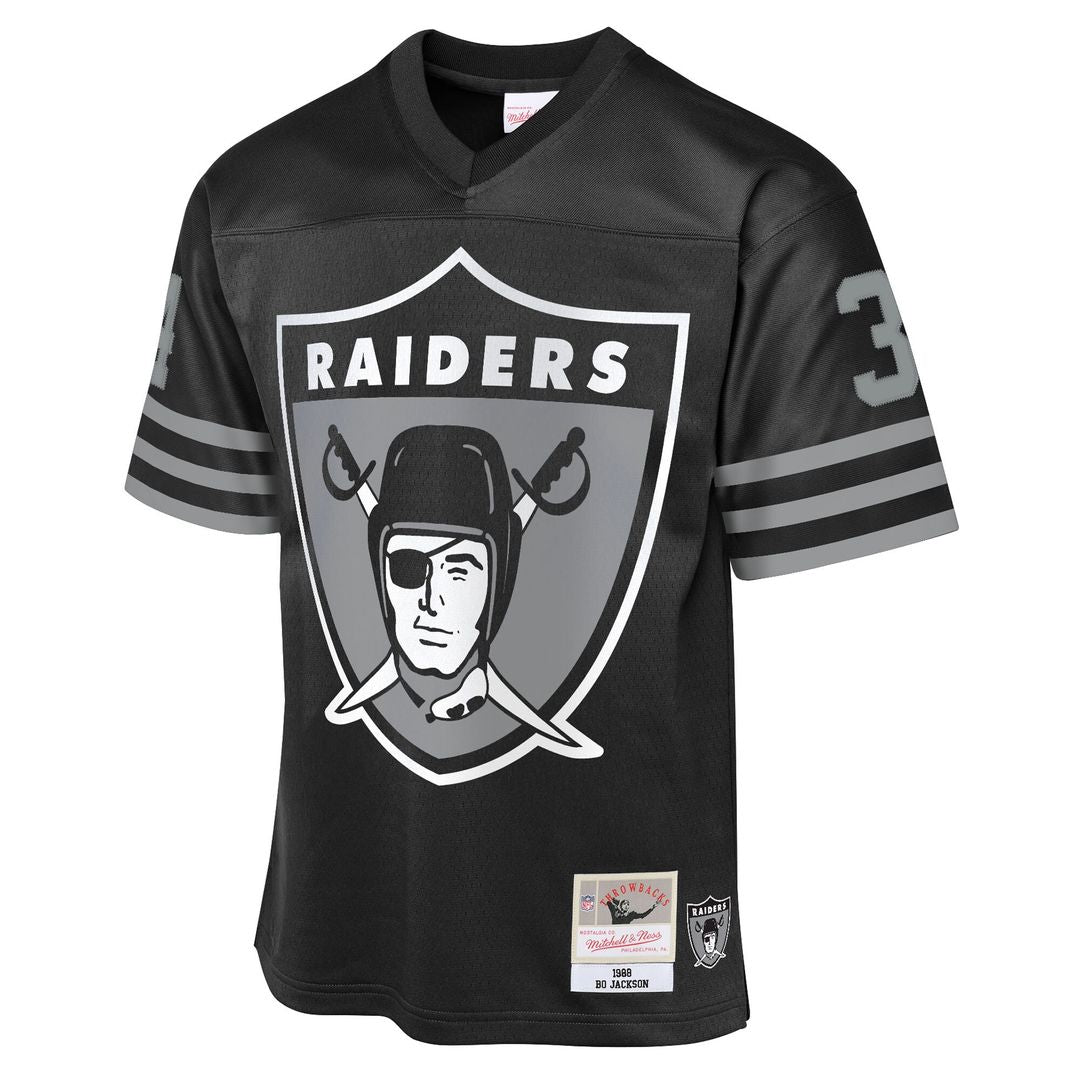 Bo Jackson Las Vegas Raiders Mitchell & Ness Youth 1988 Throwback Fashion Jersey - Black