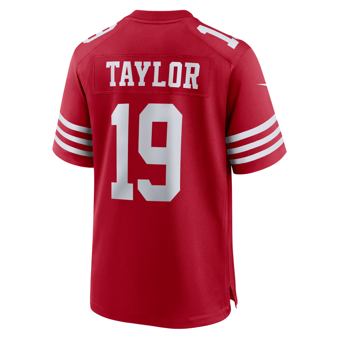 Trent Taylor San Francisco 49ers Nike Team Game Jersey -  Scarlet
