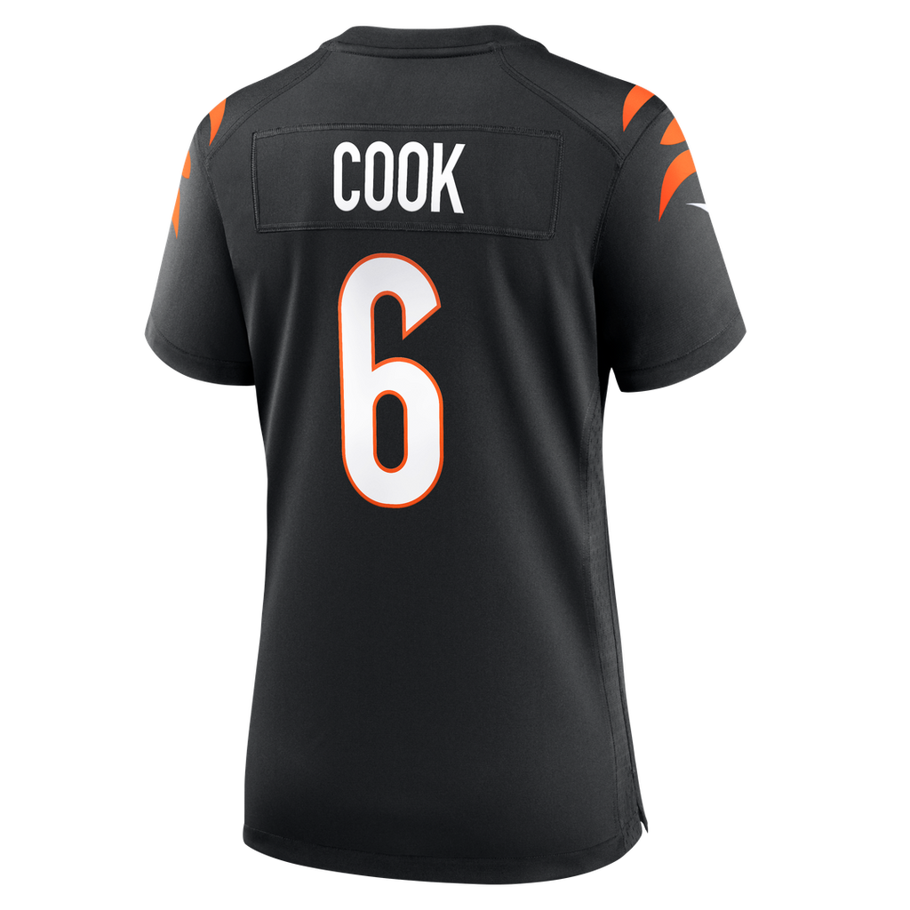 Bryan Cook Cincinnati Bengals Nike Women's Team Game Jersey -  Black