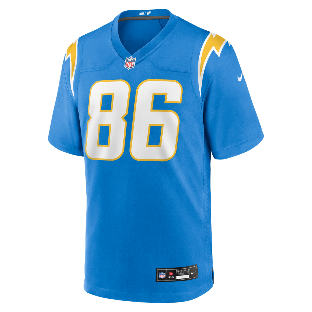 Oronde Gadsden Los Angeles Chargers Nike Alternate Charger Power Game Jersey -  Gold