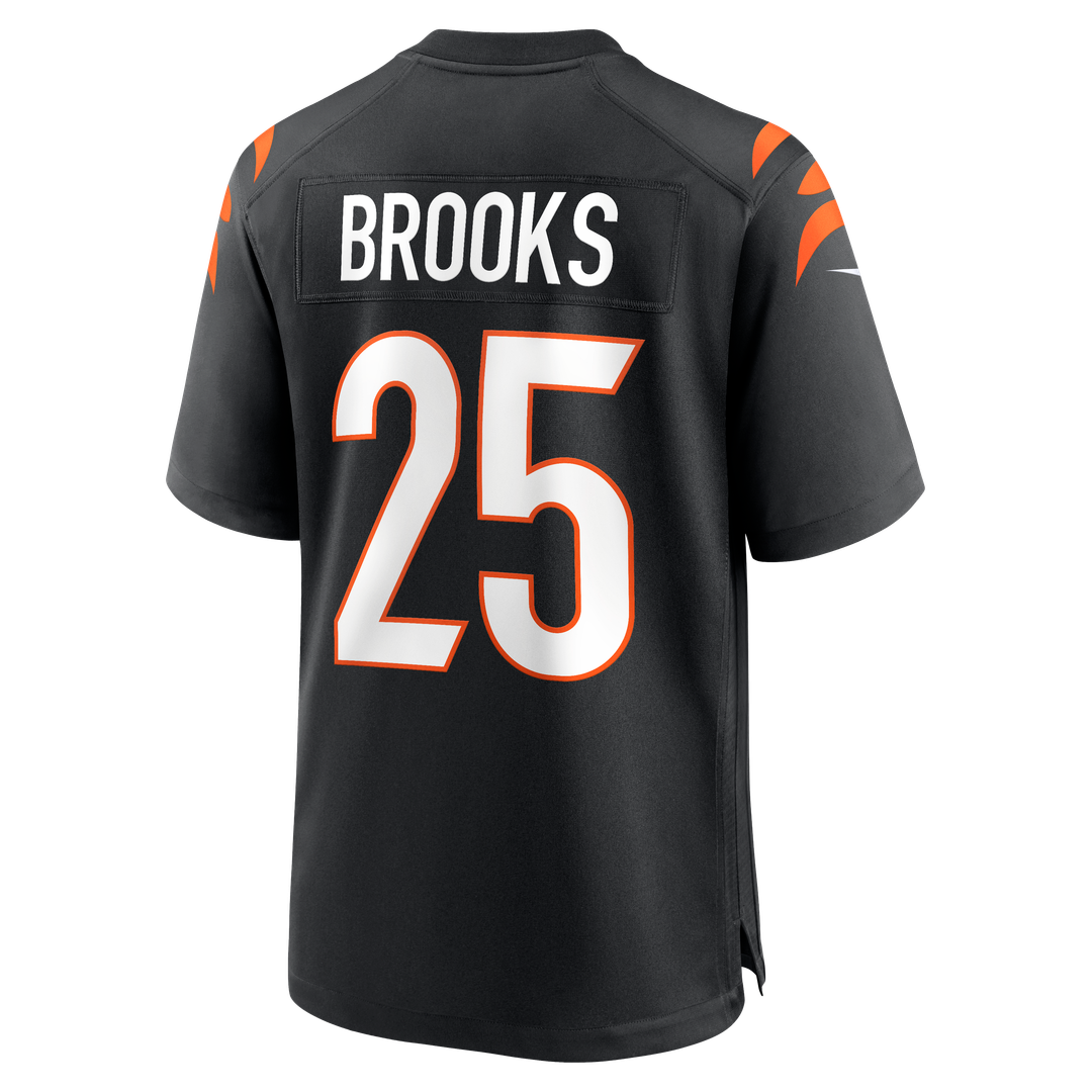Tahj Brooks Cincinnati Bengals Nike Team Game Jersey -  Black