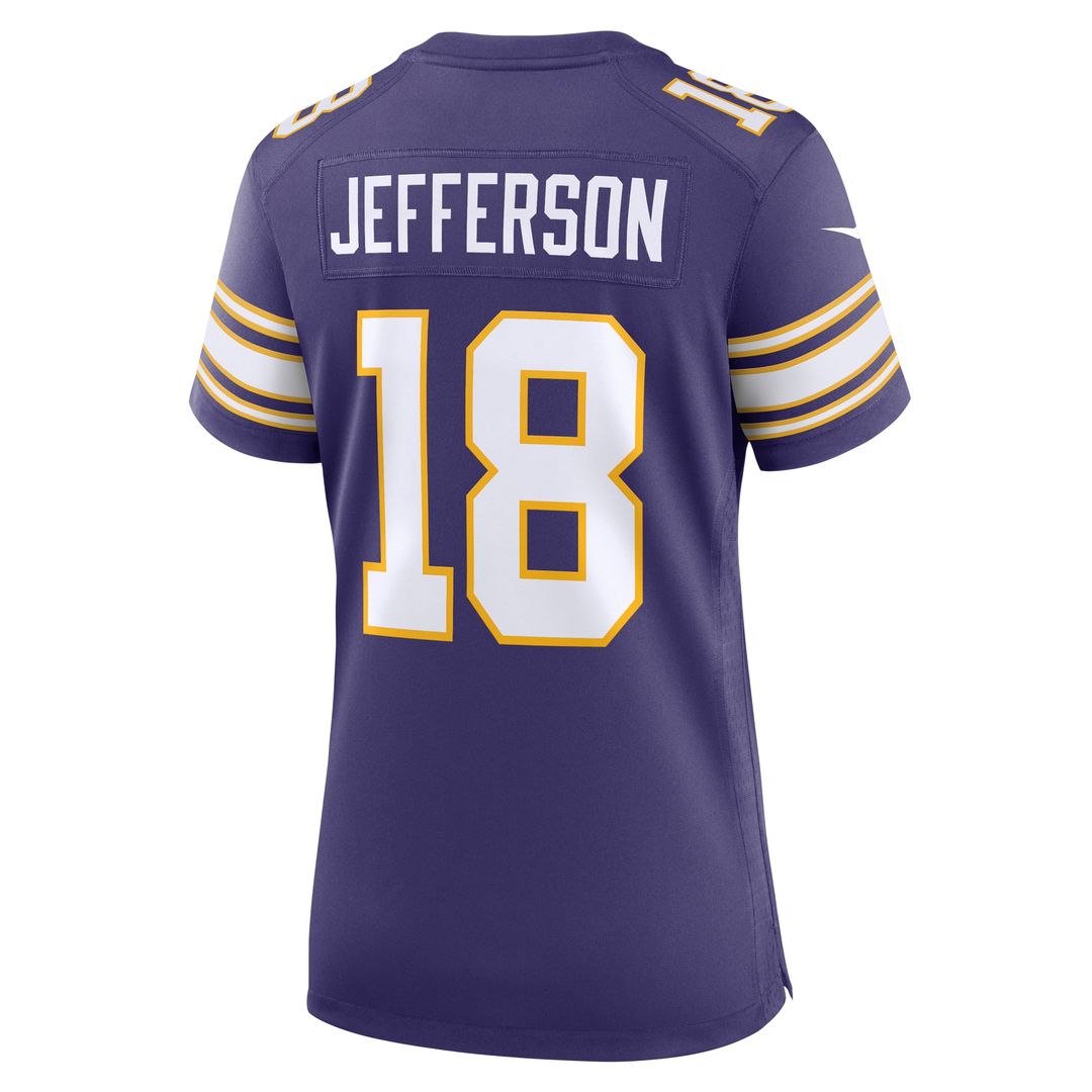 Justin Jefferson Minnesota Vikings Nike Women's Alternate Game Player Jersey - White