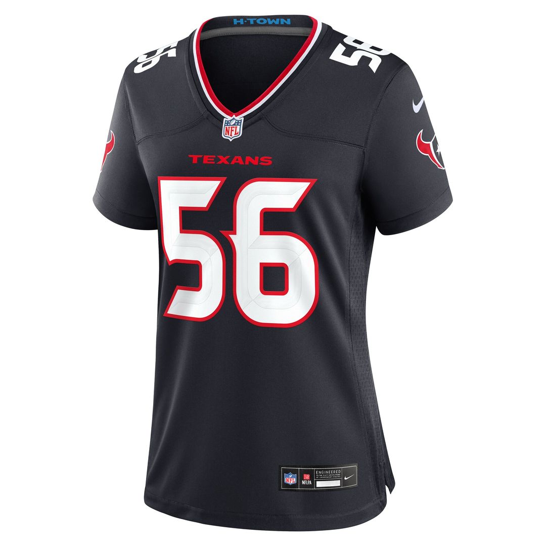 Jamal Hill Houston Texans Nike Women's Team Game Jersey -  Navy