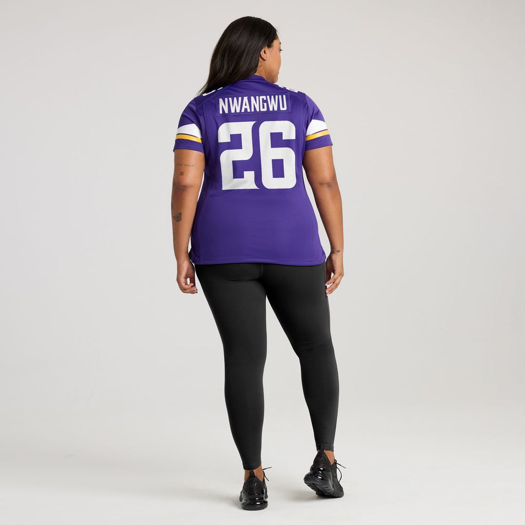Kene Nwangwu Minnesota Vikings Nike Women's Game Jersey - Purple