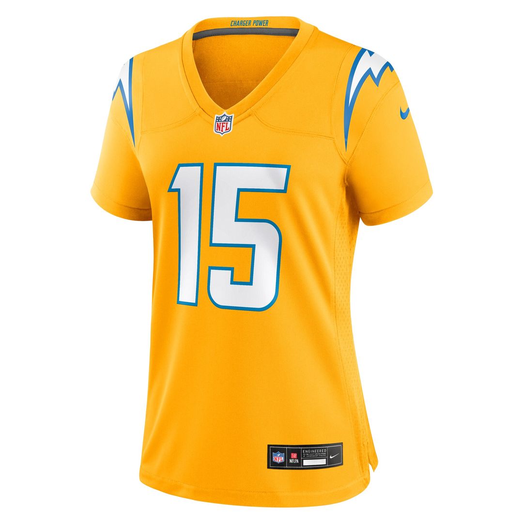 Ladd McConkey Los Angeles Chargers Nike Women's  Game Jersey -  Powder Blue