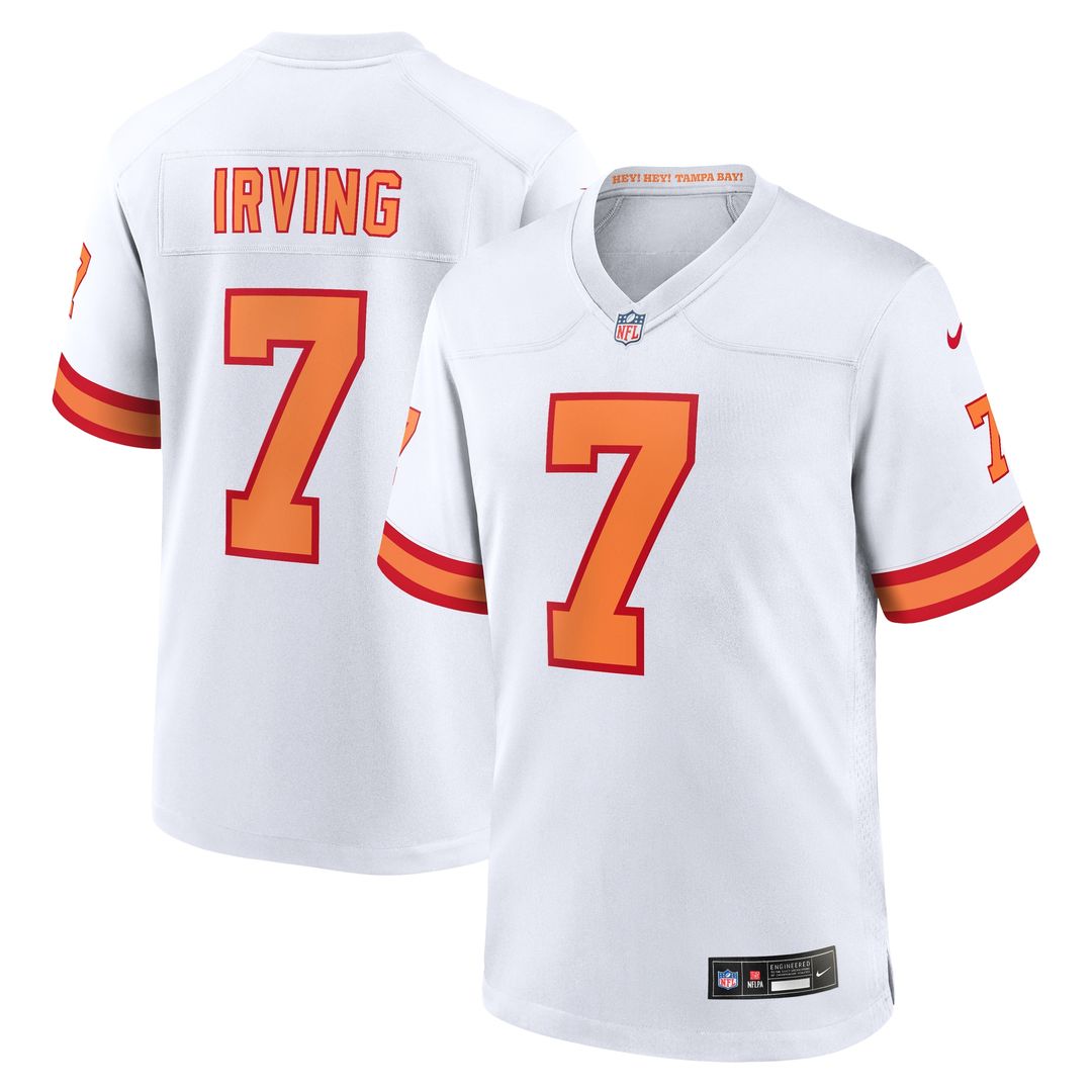 Bucky Irving '76 Tampa Bay Buccaneers Nike  Game Jersey - White