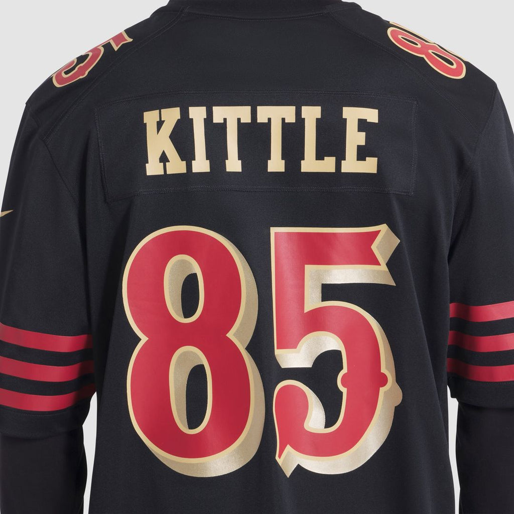 George Kittle San Francisco 49ers Nike 2025 Rivalries Collection Game Jersey - Black
