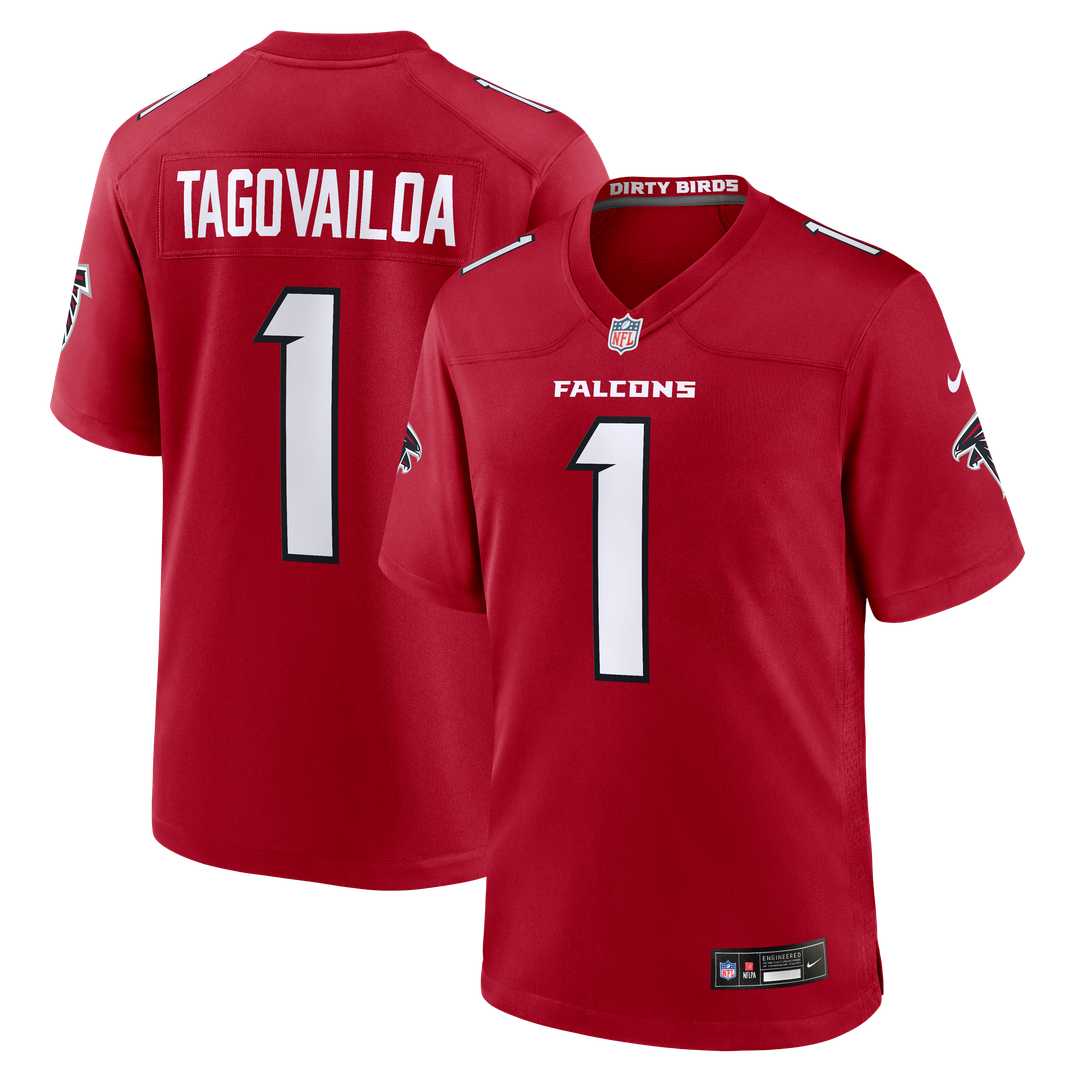 Tua Tagovailoa Atlanta Falcons Nike Game Jersey - Red