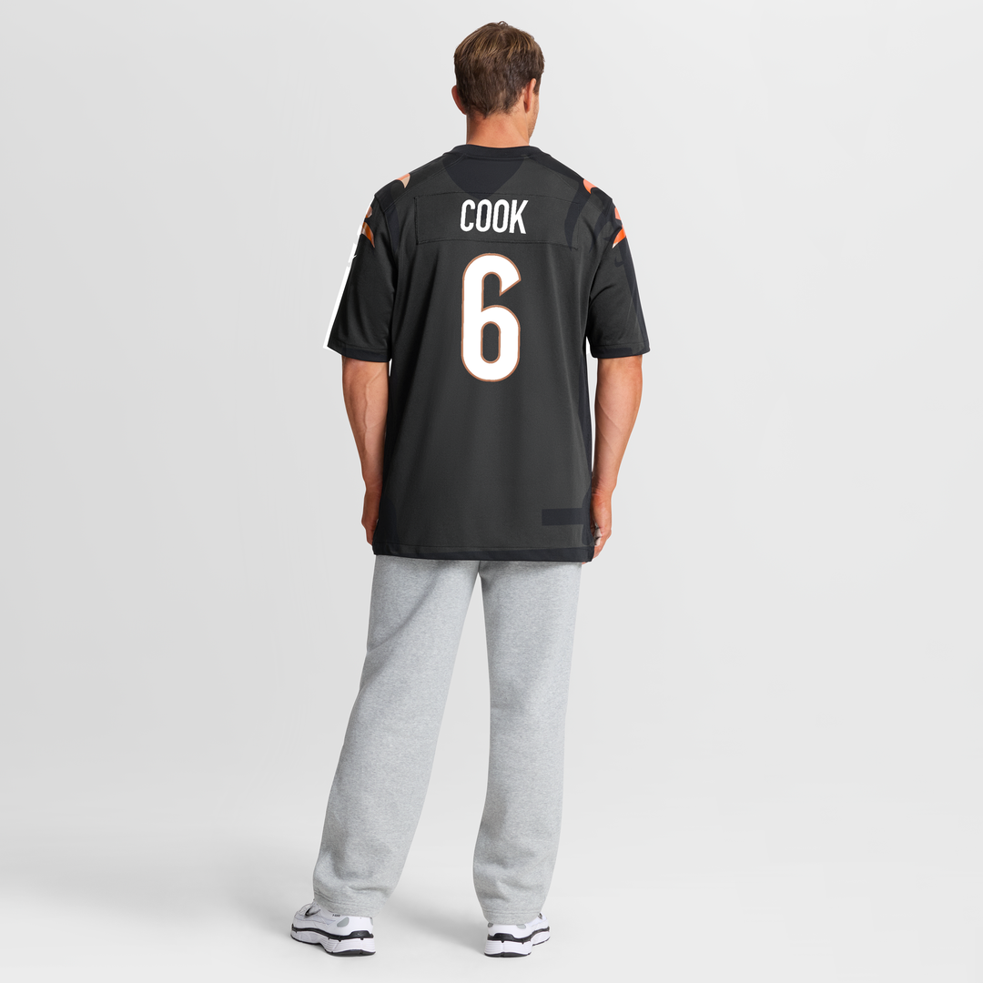 Bryan Cook Cincinnati Bengals Nike Team Game Jersey -  Black