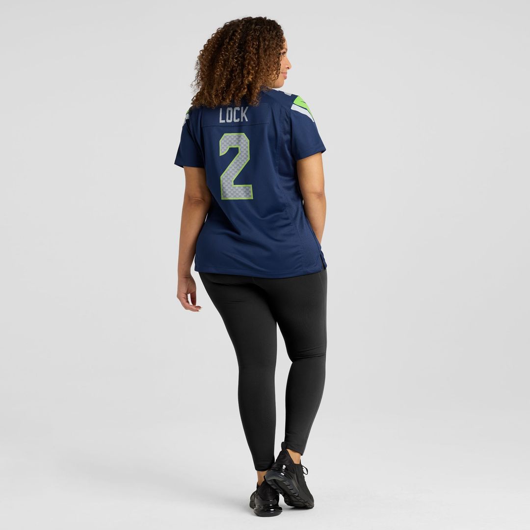 Drew Lock Seattle Seahawks Nike Women's Team Game Jersey -  College Navy