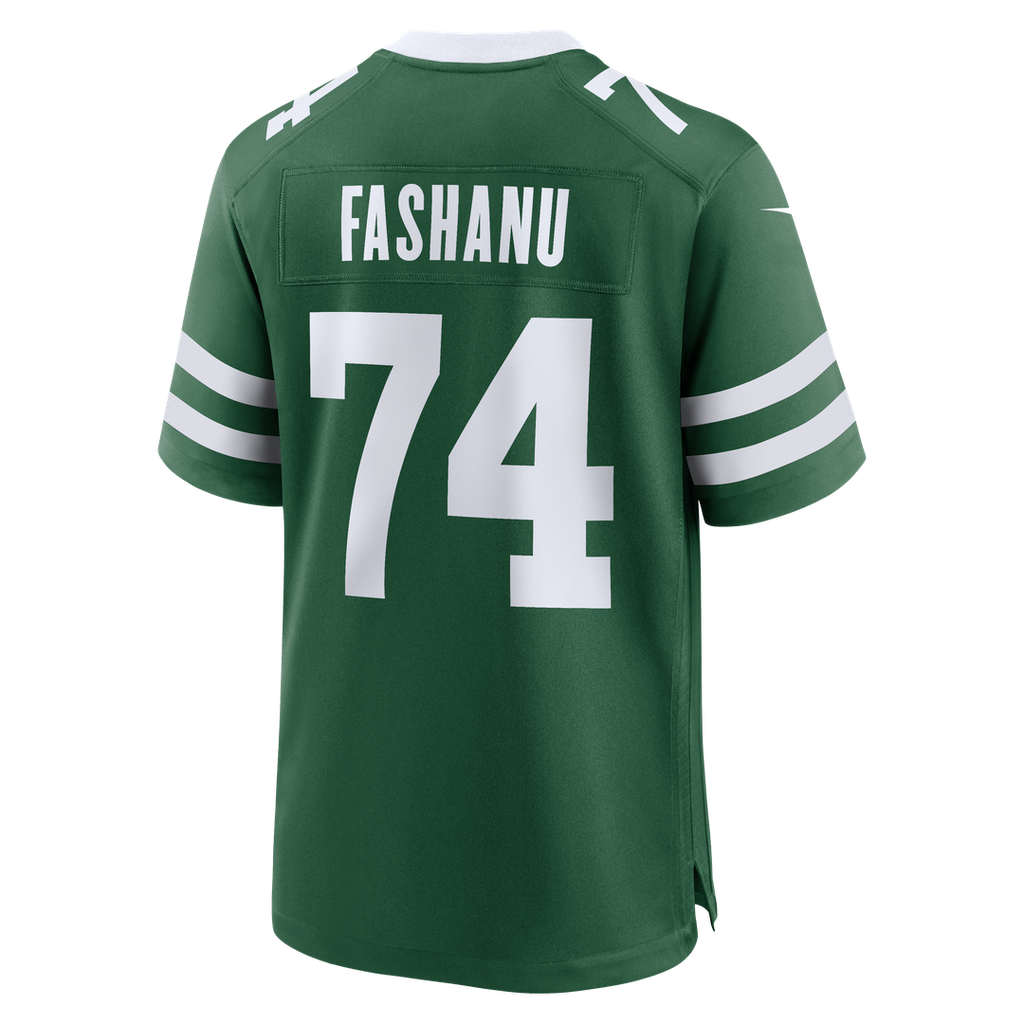 Olu Fashanu New York Jets Nike  Player Game Jersey - Gotham Green