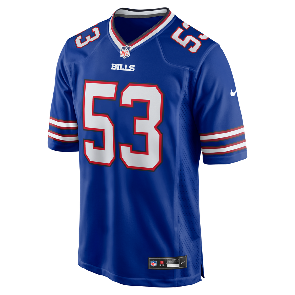 Tyrel Dodson Buffalo Bills Nike Game Player Jersey - Royal
