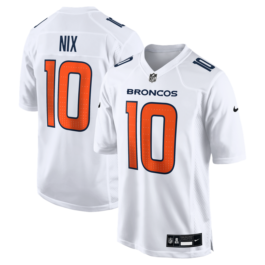 Bo Nix Denver Broncos Nike Tundra Fashion Game Jersey - White