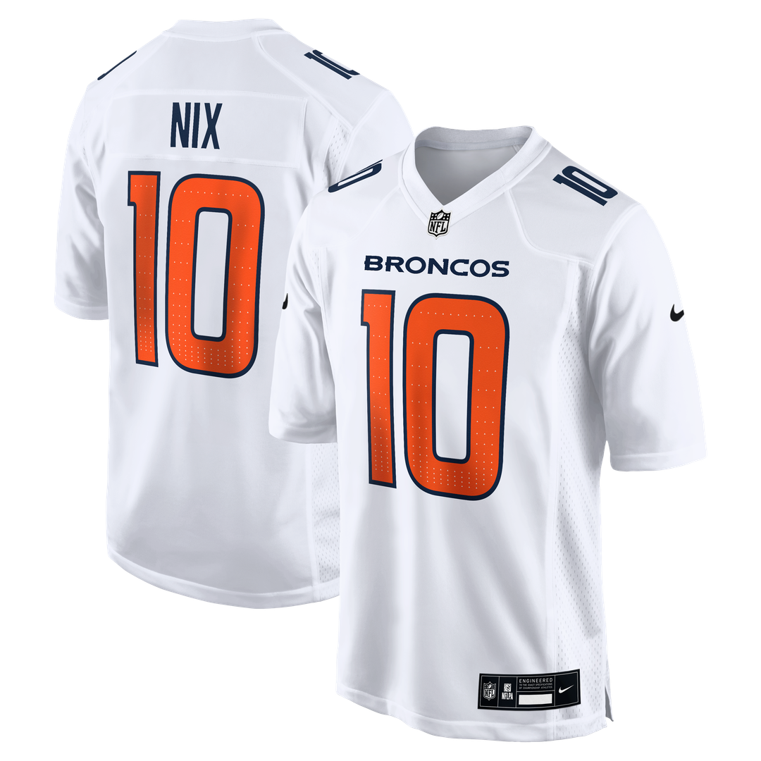 Bo Nix Denver Broncos Nike Tundra Fashion Game Jersey - White