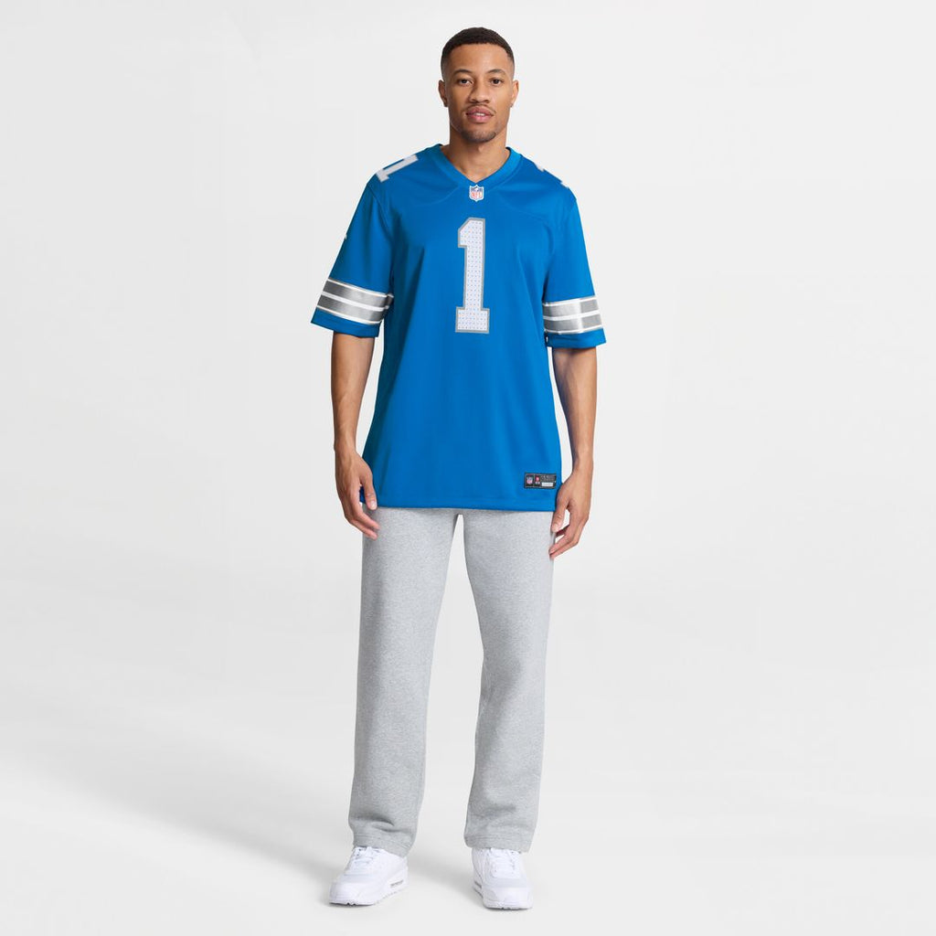 Blake Miller Detroit Lions Nike 2026 NFL Draft First Round Pick No. 17 Team Game Jersey - Blue