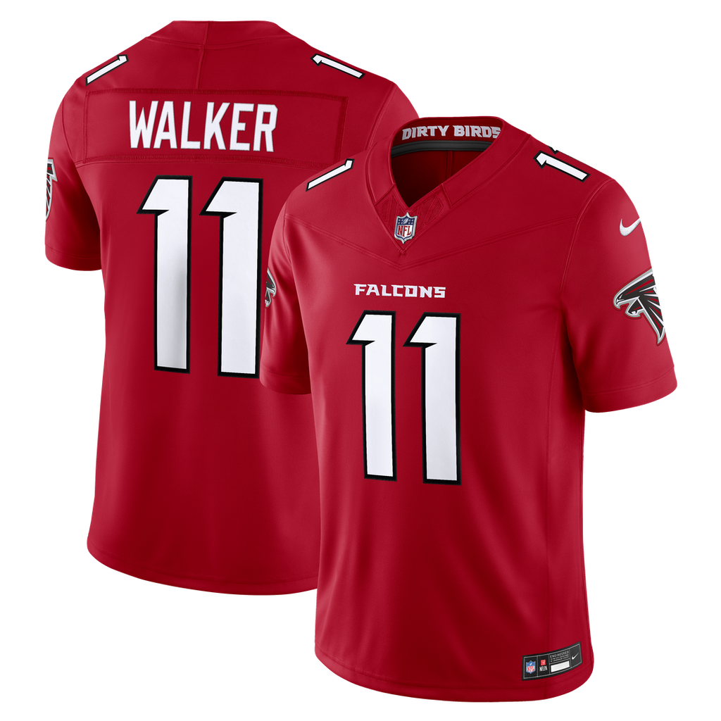 Jalon Walker Atlanta Falcons Nike Vapor F.U.S.E. Stitched Limited Jersey - Red