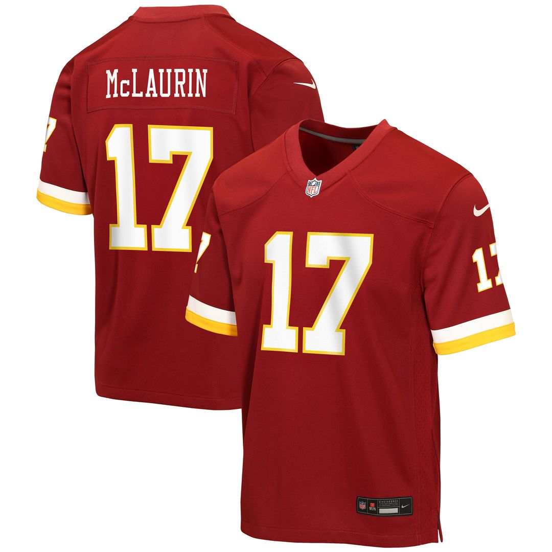 Terry McLaurin Washington Commanders Nike Youth Game Jersey - Burgundy