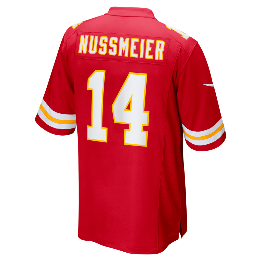 Garrett Nussmeier Kansas City Chiefs Nike Game Jersey - Red