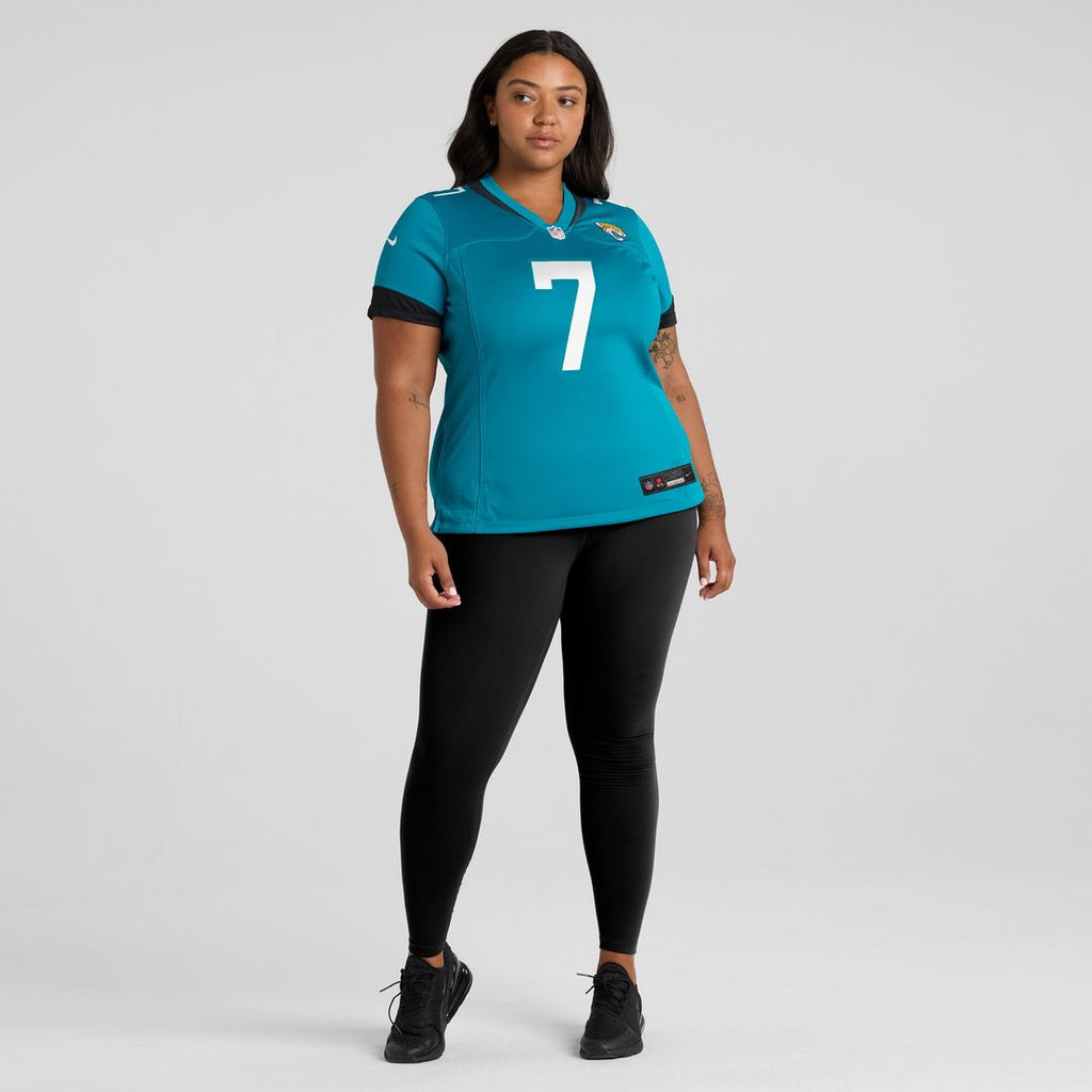 Brian Thomas Jr. Jacksonville Jaguars Nike Women's Game Jersey -  Teal