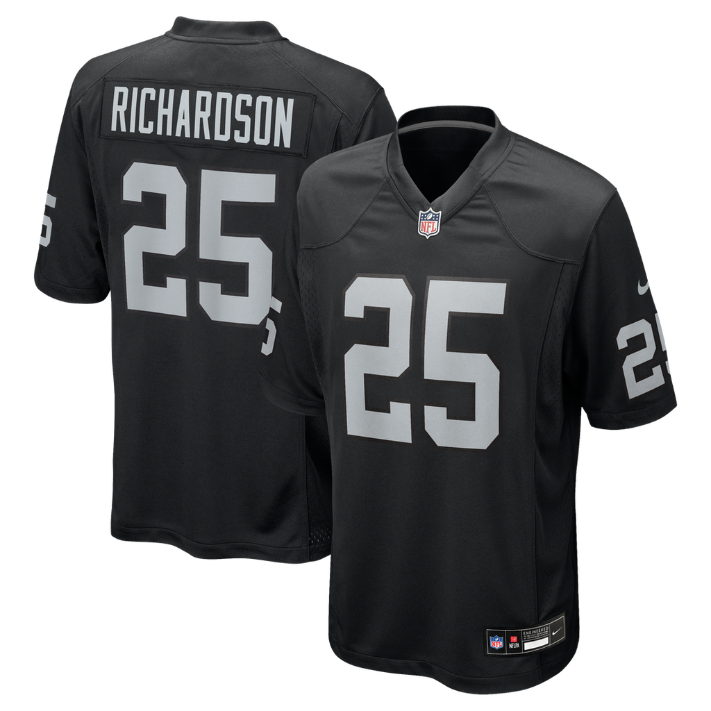 Decamerion Richardson Las Vegas Raiders Nike Team Game Jersey -  Black