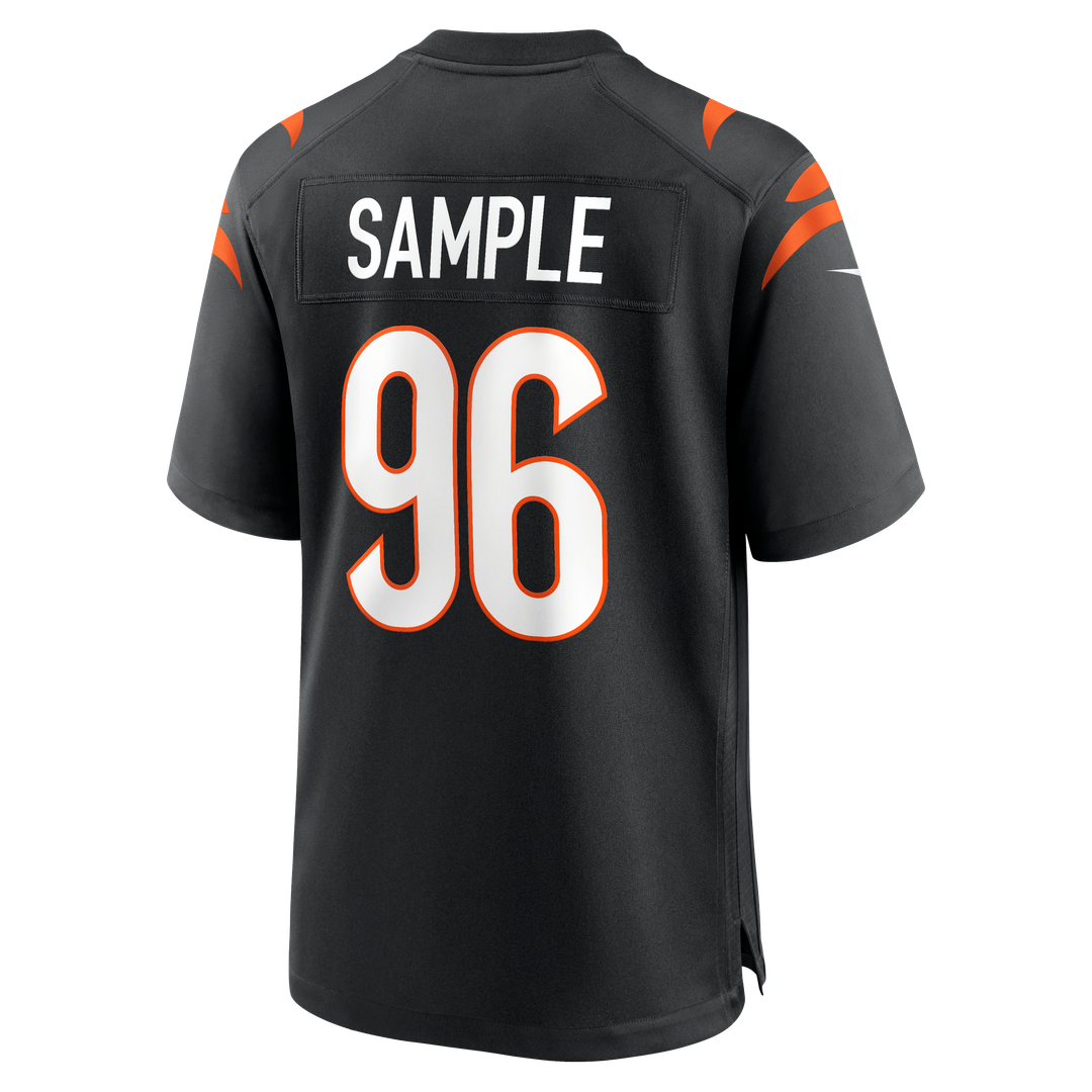 Cam Sample Cincinnati Bengals Nike Game Jersey - Black