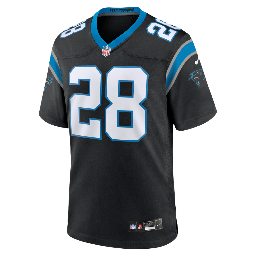 AJ Dillon Carolina Panthers Nike Team Game Jersey -  Black