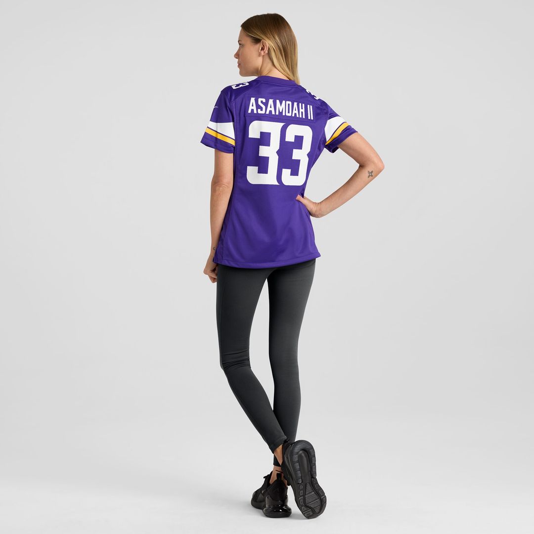 Brian Asamoah Minnesota Vikings Nike Women's Player Game Jersey - Purple