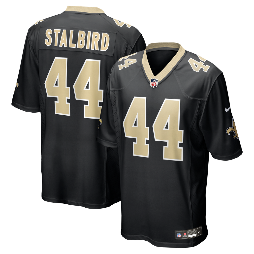 Isaiah Stalbird New Orleans Saints Nike Team Game Jersey -  Black