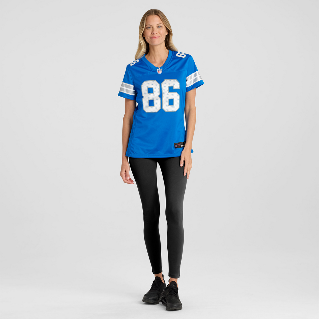 Anthony Firkser Detroit Lions Nike Women's Team Game Jersey -  Blue