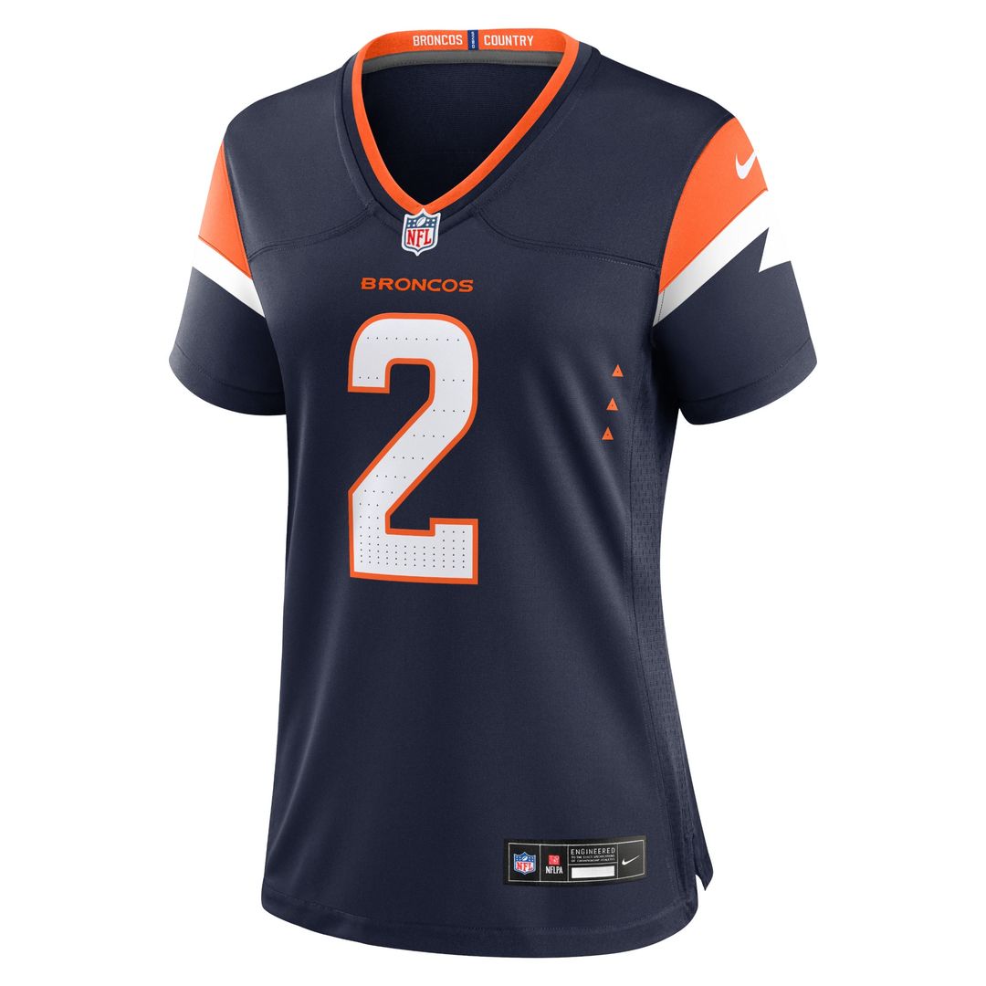 Patrick Surtain II Denver Broncos Nike Women's Alternate Game Jersey - Navy