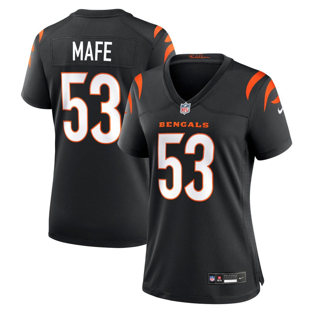Boye Mafe Cincinnati Bengals Nike Women's Team Game Jersey -  Black