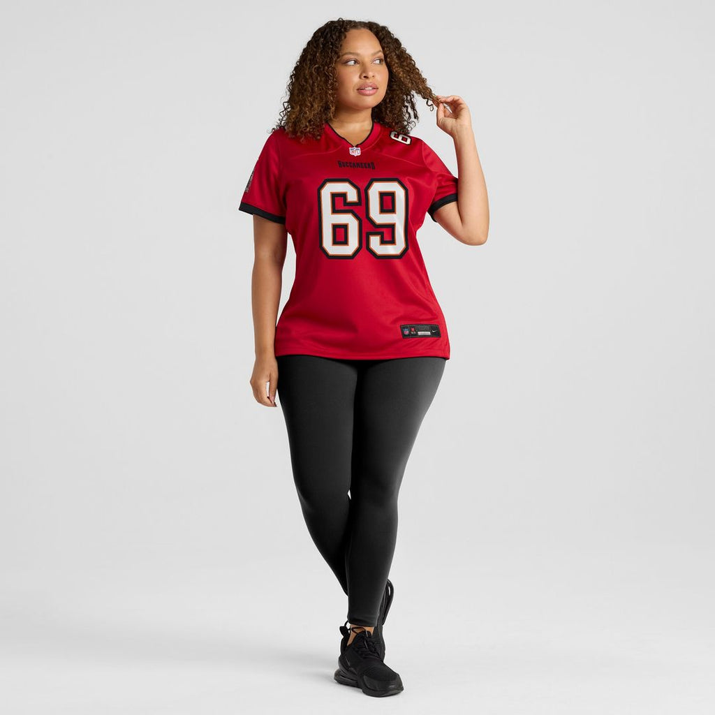 Cody Mauch Tampa Bay Buccaneers Nike Women's  Game Jersey -  Red