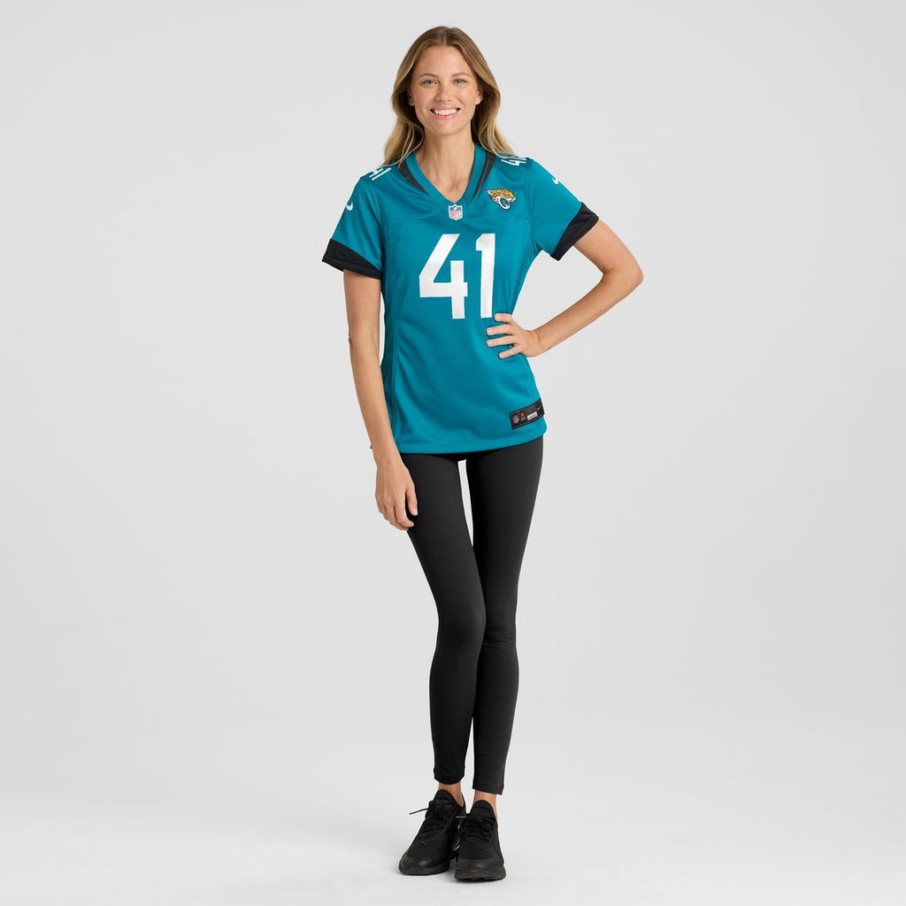 Josh Hines-Allen Jacksonville Jaguars Nike Women's Player Game Jersey - Teal