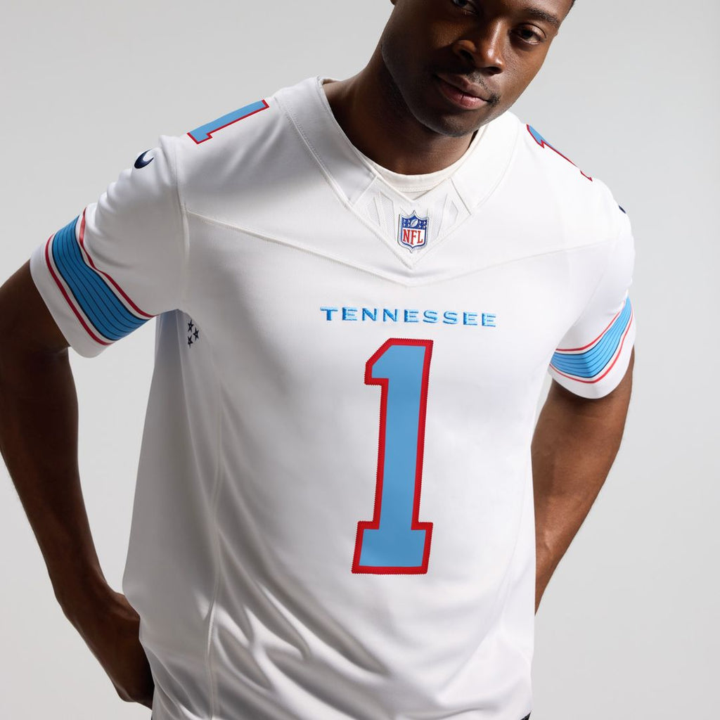 Cameron Ward Tennessee Titans Nike Vapor F.U.S.E. Stitched Limited Jersey - White