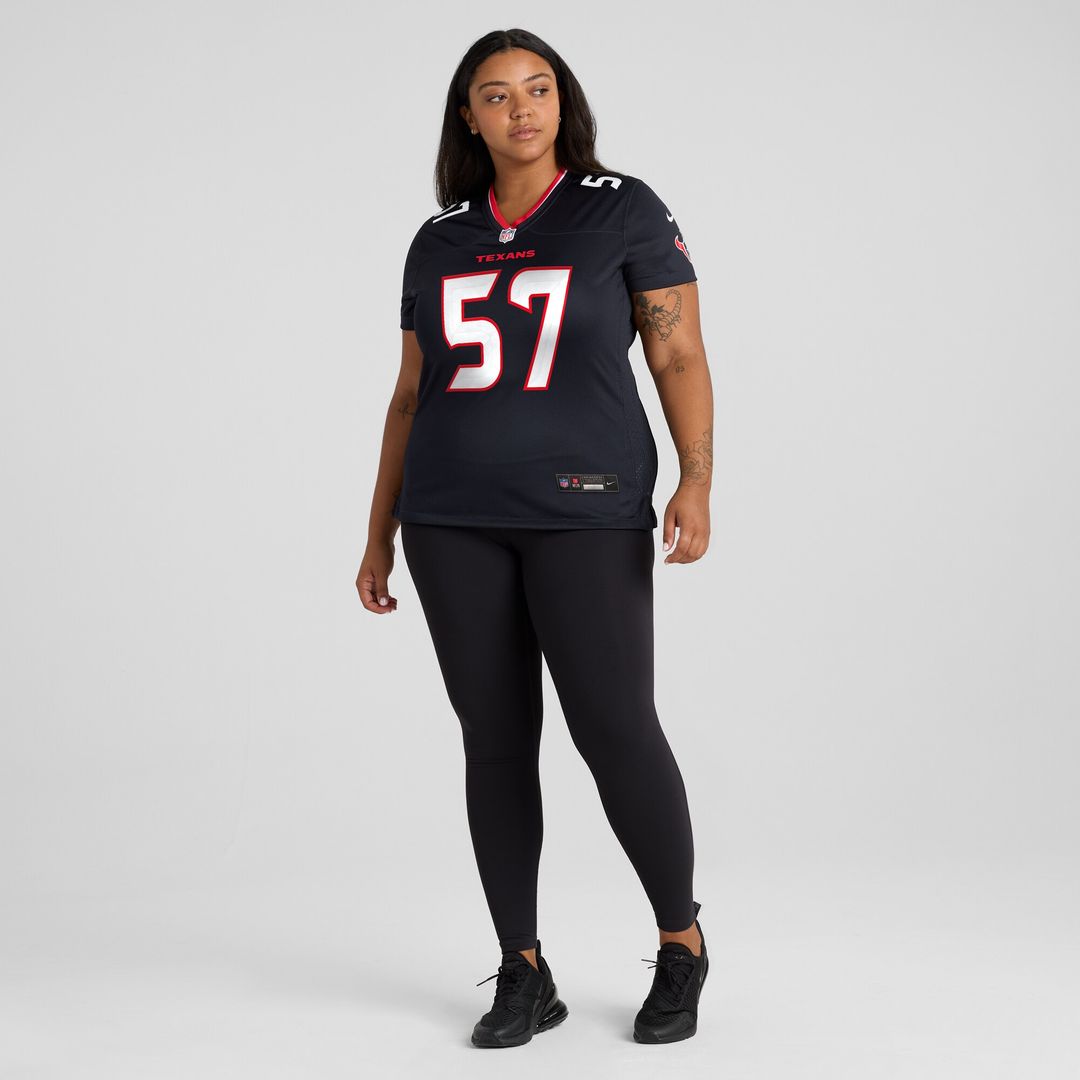 Blake Fisher Houston Texans Nike Women's Team Game Jersey -  Navy
