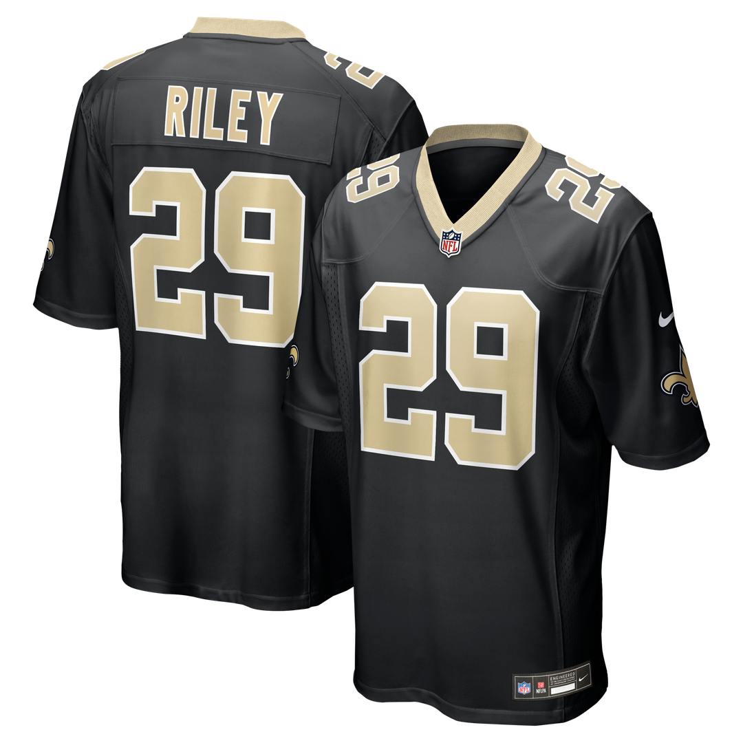 Quincy Riley New Orleans Saints Nike Team Game Jersey -  Black