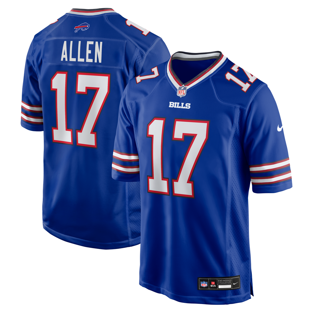 Josh Allen Buffalo Bills Nike Team Game Player Jersey - Royal