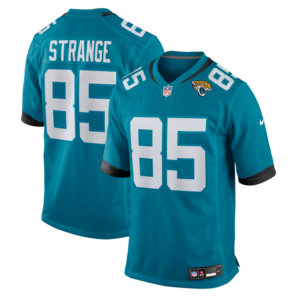 Brenton Strange Jacksonville Jaguars Nike Team Game Jersey -  Teal