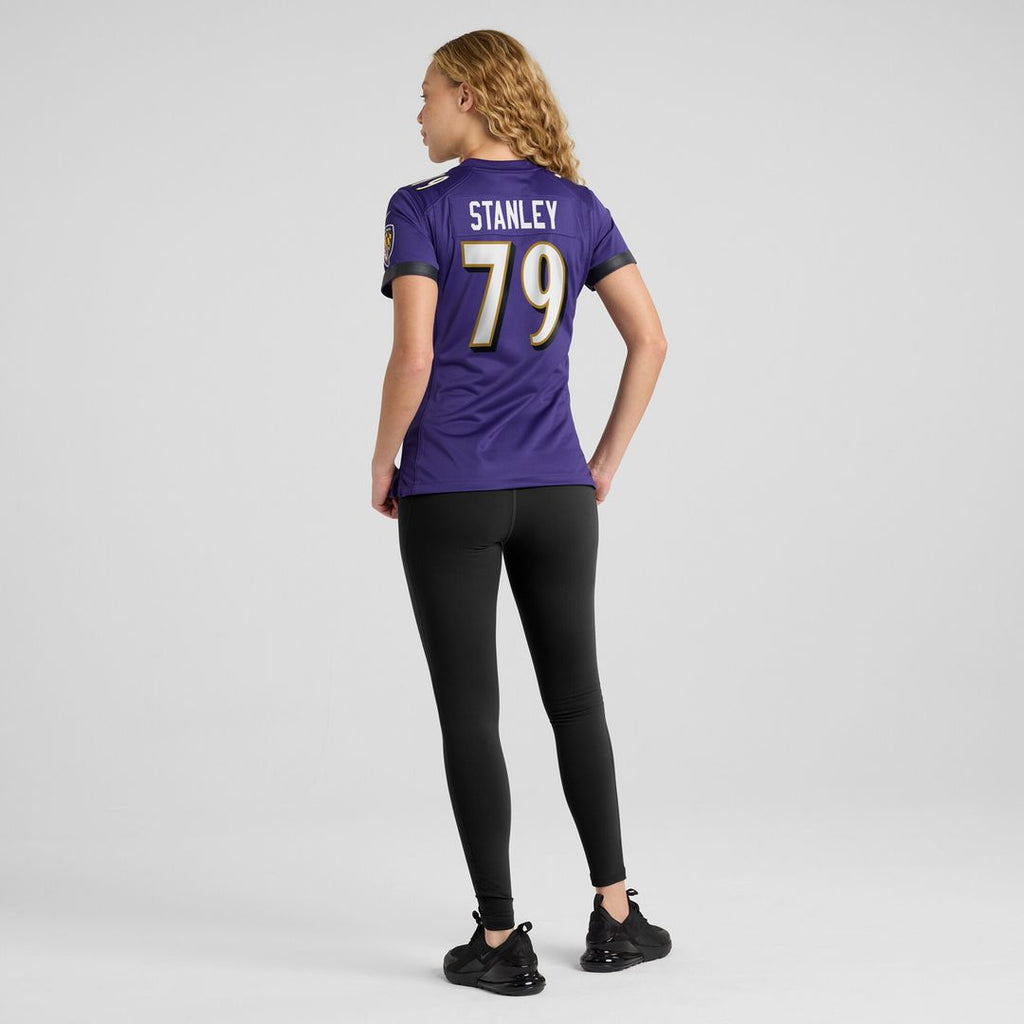 Ronnie Stanley Baltimore Ravens Nike Women's Game Jersey - Purple
